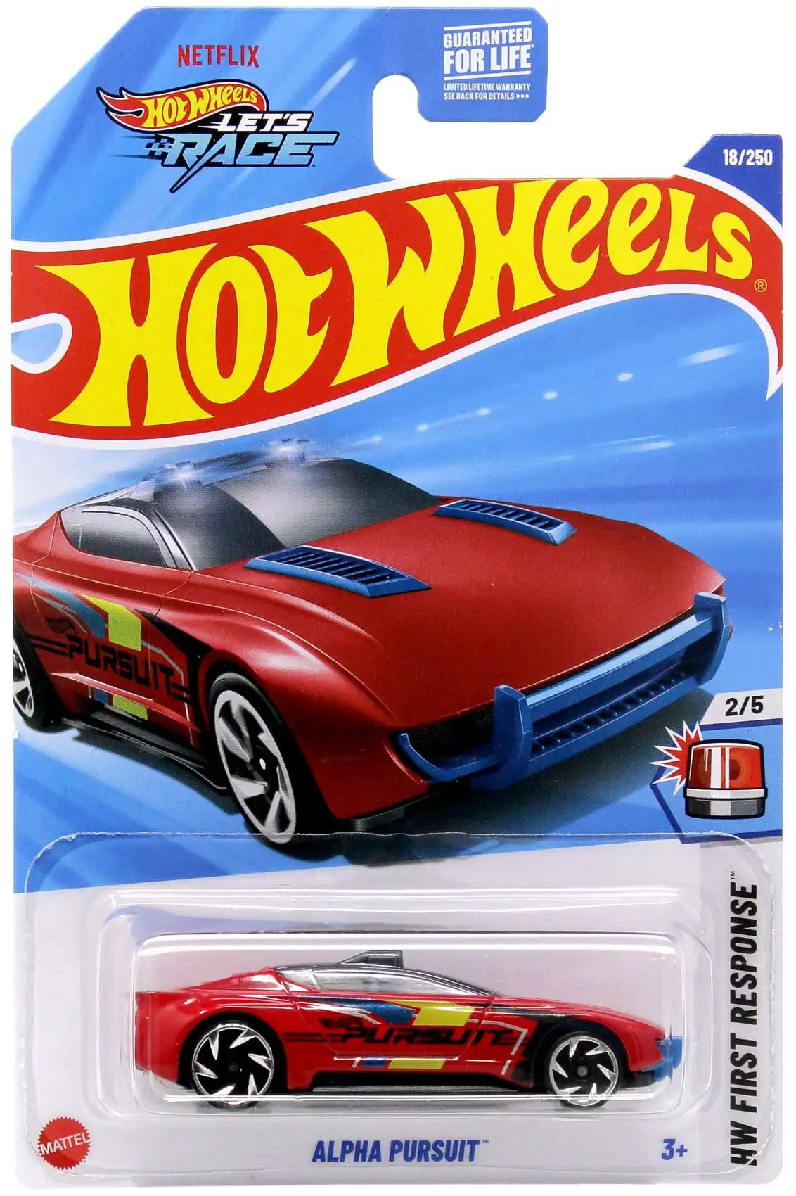 Hot Wheels HW First Response Alpha Pursuit Diecast Car