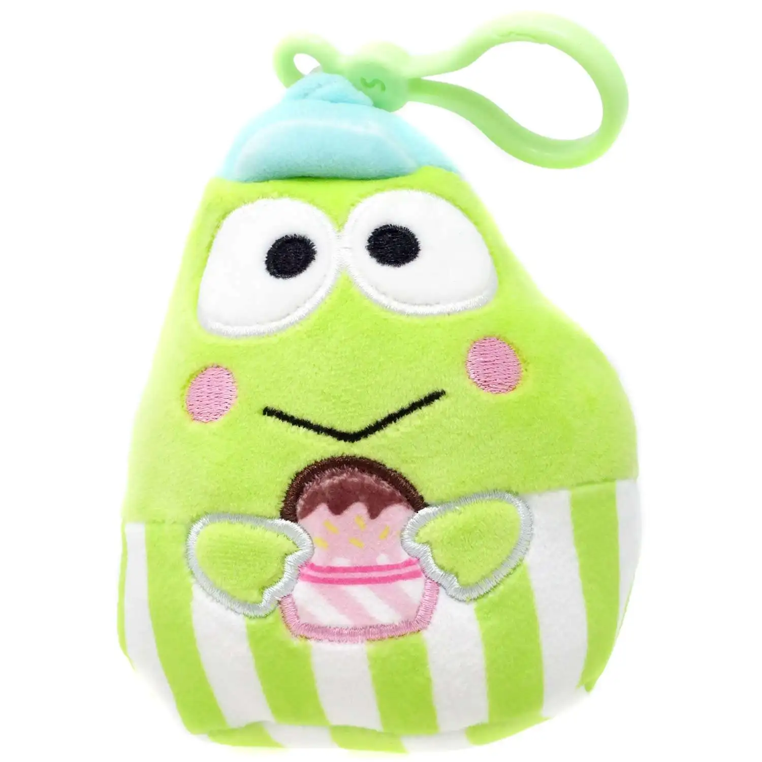 Squishmallows Hello Kitty & Friends Food Truck keroppi 4-Inch Plush Hanger [Cupcake]