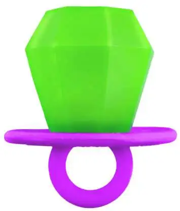 Ring POP GREEN with Purple Handle Squishy Toy [Scented!]