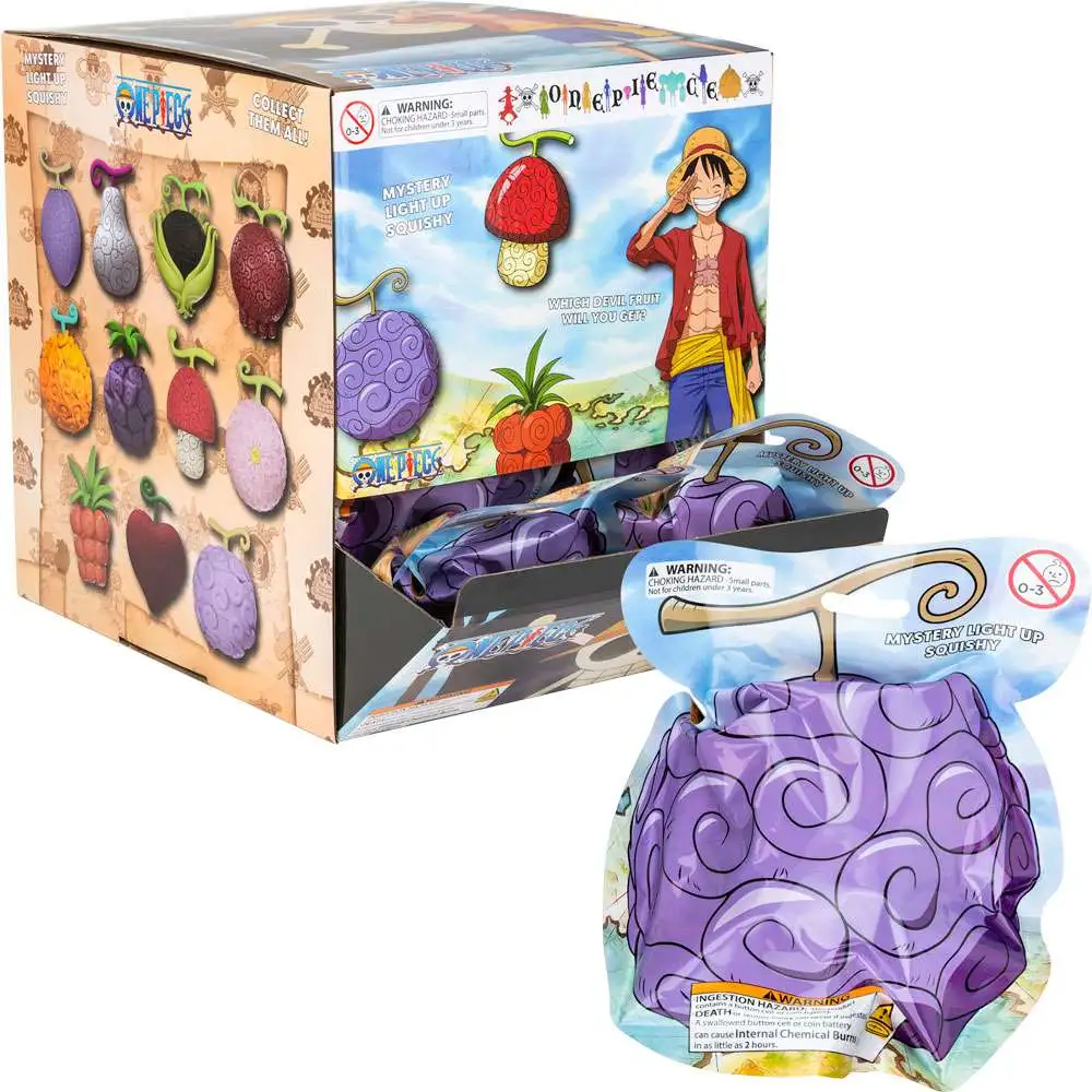 One Piece Light-Up Squishy Devil Fruit Mystery Box [24 Packs]