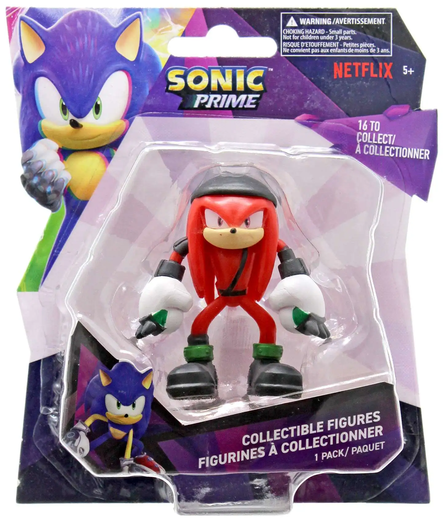 Sonic The Hedgehog Prime Single Packs Renegade Knuckles 2.5 Mini
