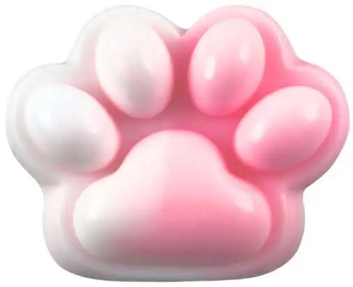 Taba OMG Stickies Paws Pink 5.5-Inch Cling Toy