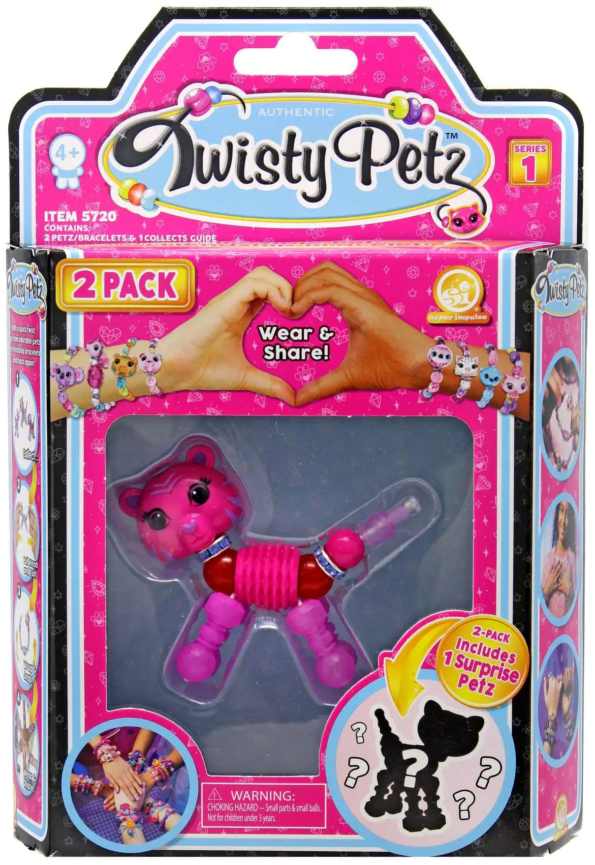 Twisty Petz Pinky Pop Cheetah & Mystery Bracelet 2-Pack