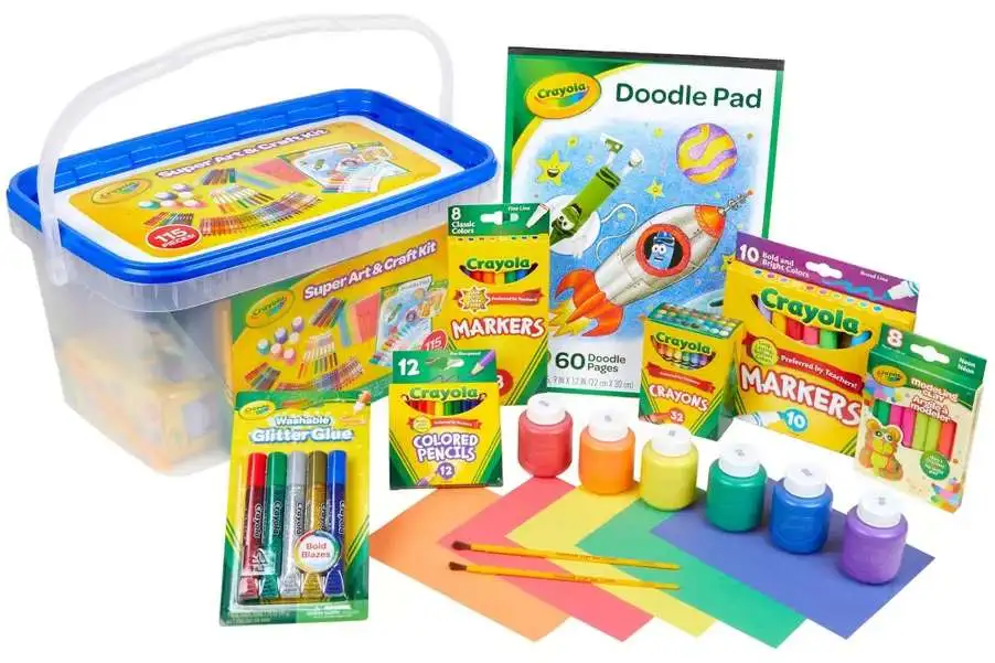 Crayola Super Art & Craft Kit Exclusive Set [115 pieces!]