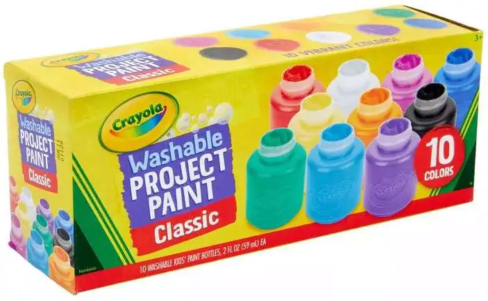 Play-Doh Washable Project Paint Classic 10-Pack