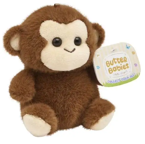 Butter Babies Baby Monkey 4.5-Inch Mini Plush