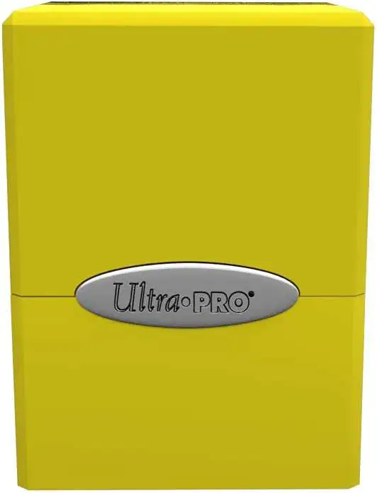 Ultra Pro Satin Cube Yellow Deck Box