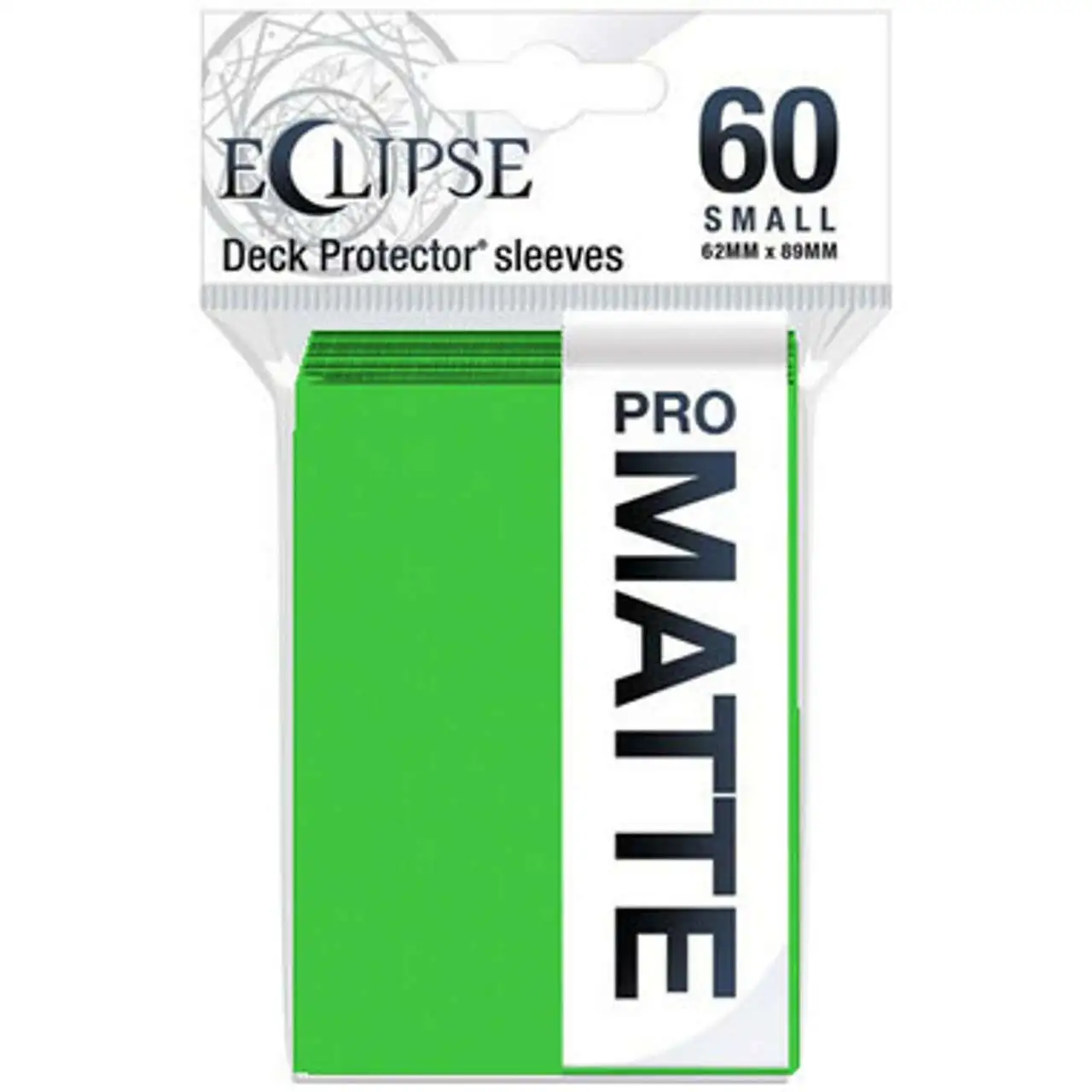 lime green card sleeves Ultra Pro Card Supplies Eclipse Pro-Matte Lime Green Small Card Sleeves [60  Count]