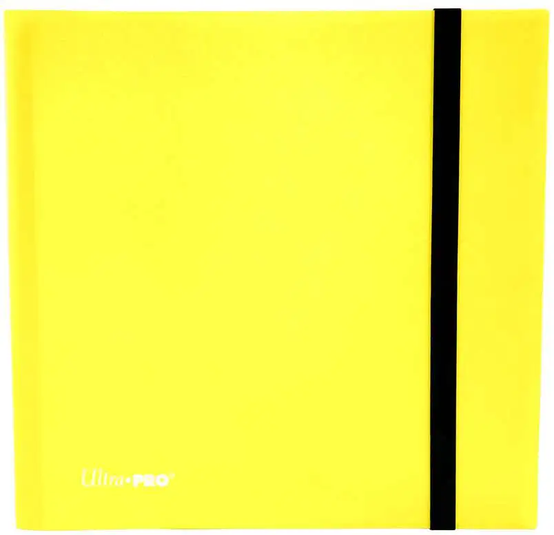 Ultra Pro Card Supplies Eclipse Lemon Yellow 12-Pocket PRO-Binder