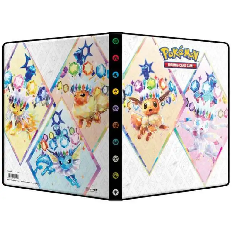 Ultra Pro Pokemon Trading Card Game Scarlet & Violet Prismatic Evolutions 9-Pocket Portfolio