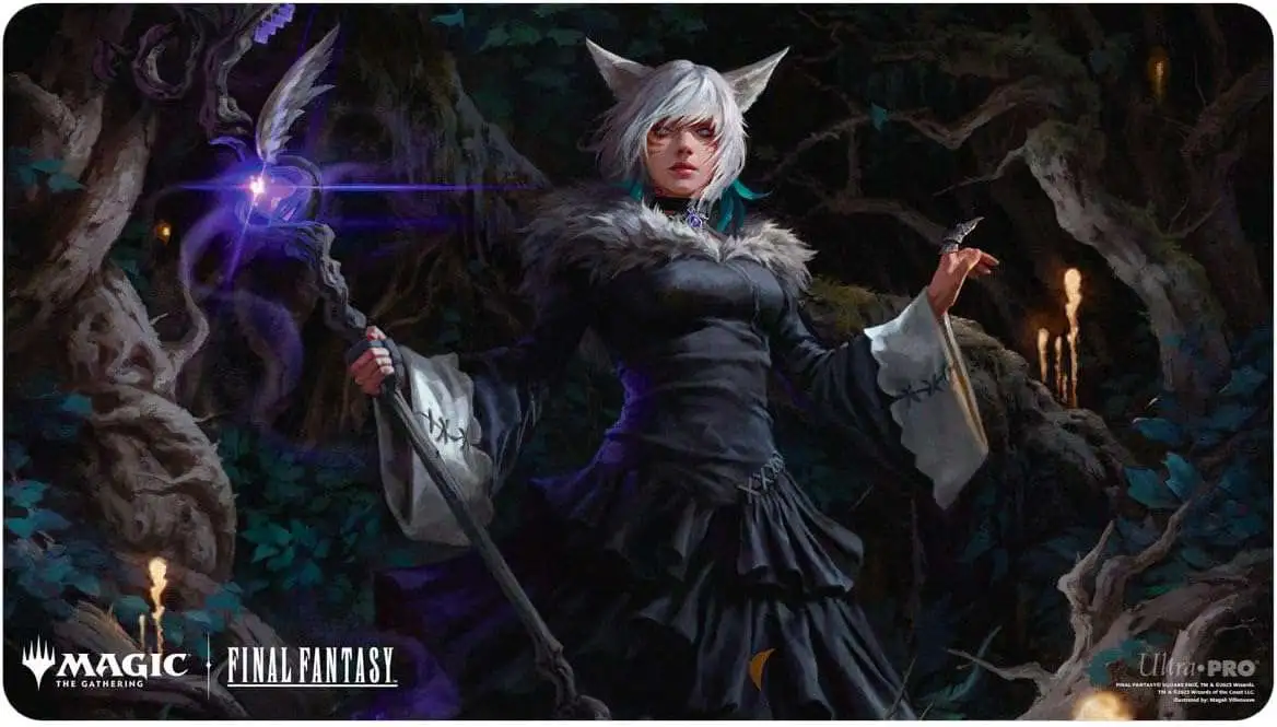 ultra pro mtg final fantasy playmat Amazon.com: Ultra PRO - Final Fantasy x Universes Beyond Crystal's Chosen  Playmat for Magic: The Gathering