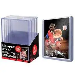 Ultra Pro UP 3X4 Top Loader 360PT 5pack Top Load