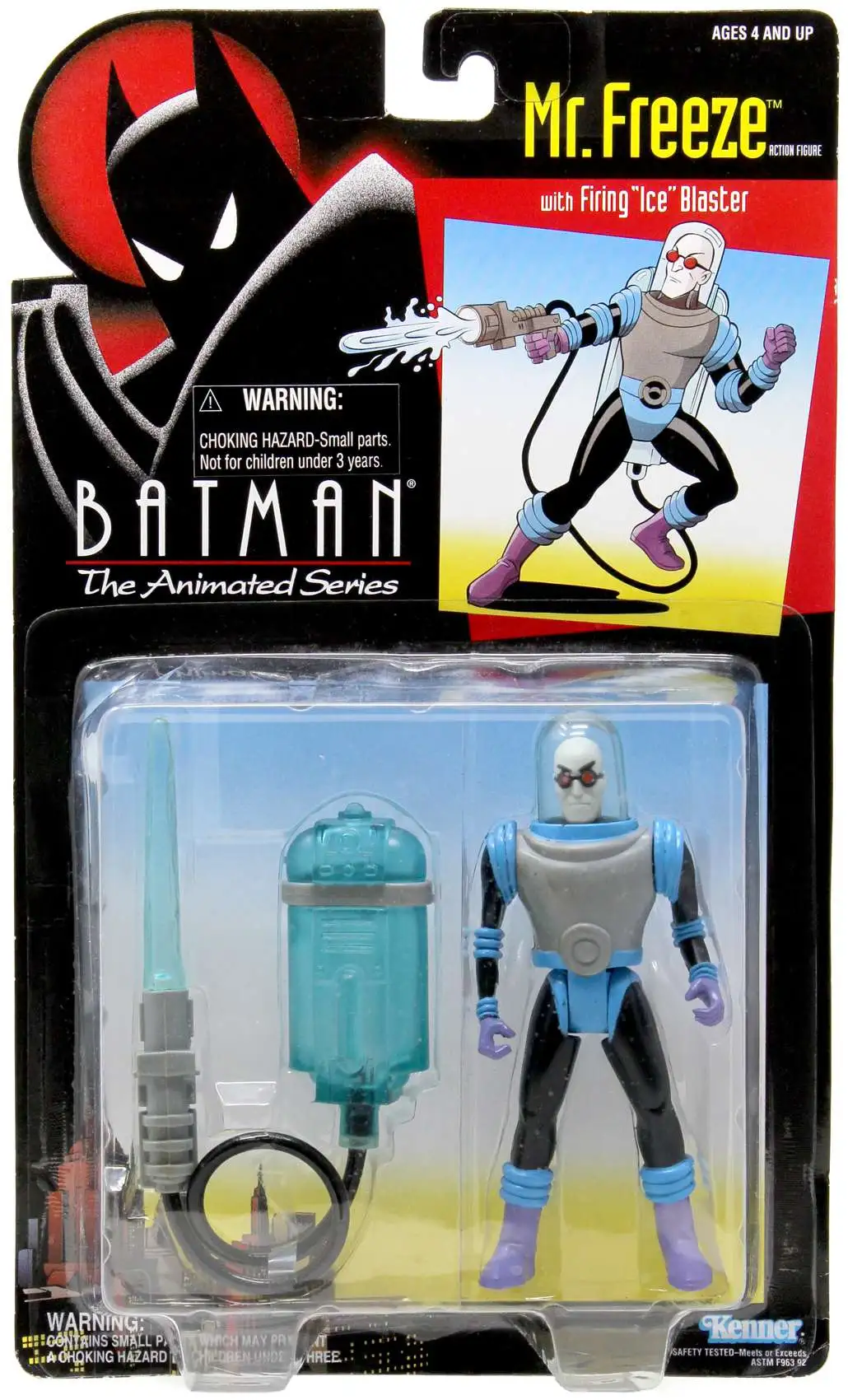 DC Batman The Animated Series Mr. Freeze Action Figure [with Fire "Ice" Blaster]