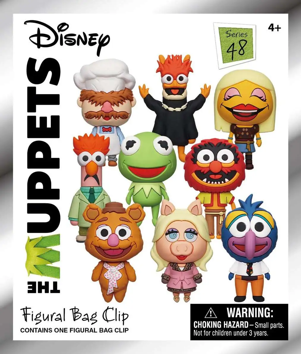 Disney 3D Figural Keyring Series 48 The Muppets Mystery Pack 1 RANDOM