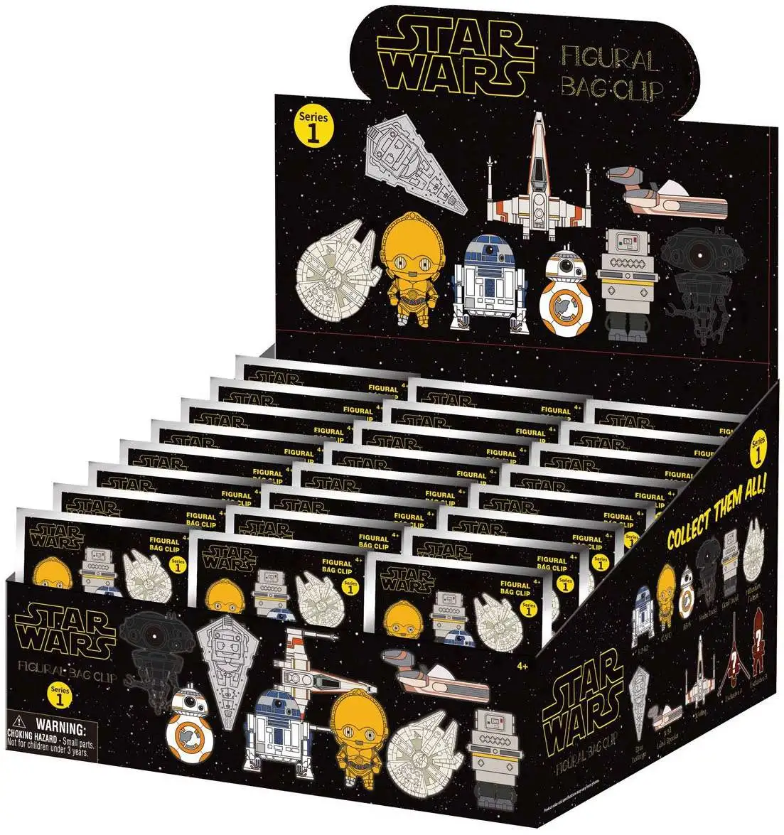Star Wars 3D Figural Foam Bag Clip Power of the Force Series 1