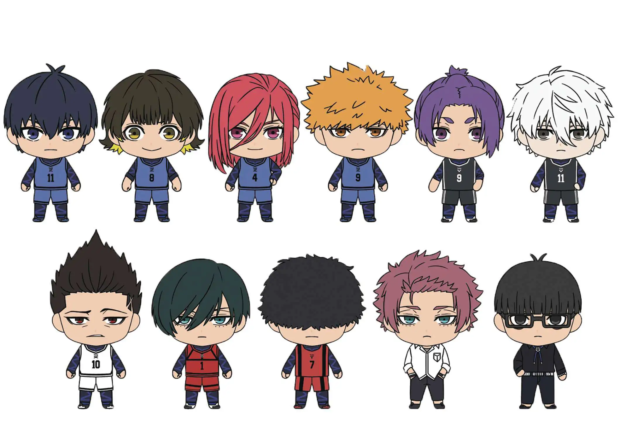 3D Figural Foam Bag Clip Blue Lock Series 1 Mystery Pack [1 RANDOM Figure]