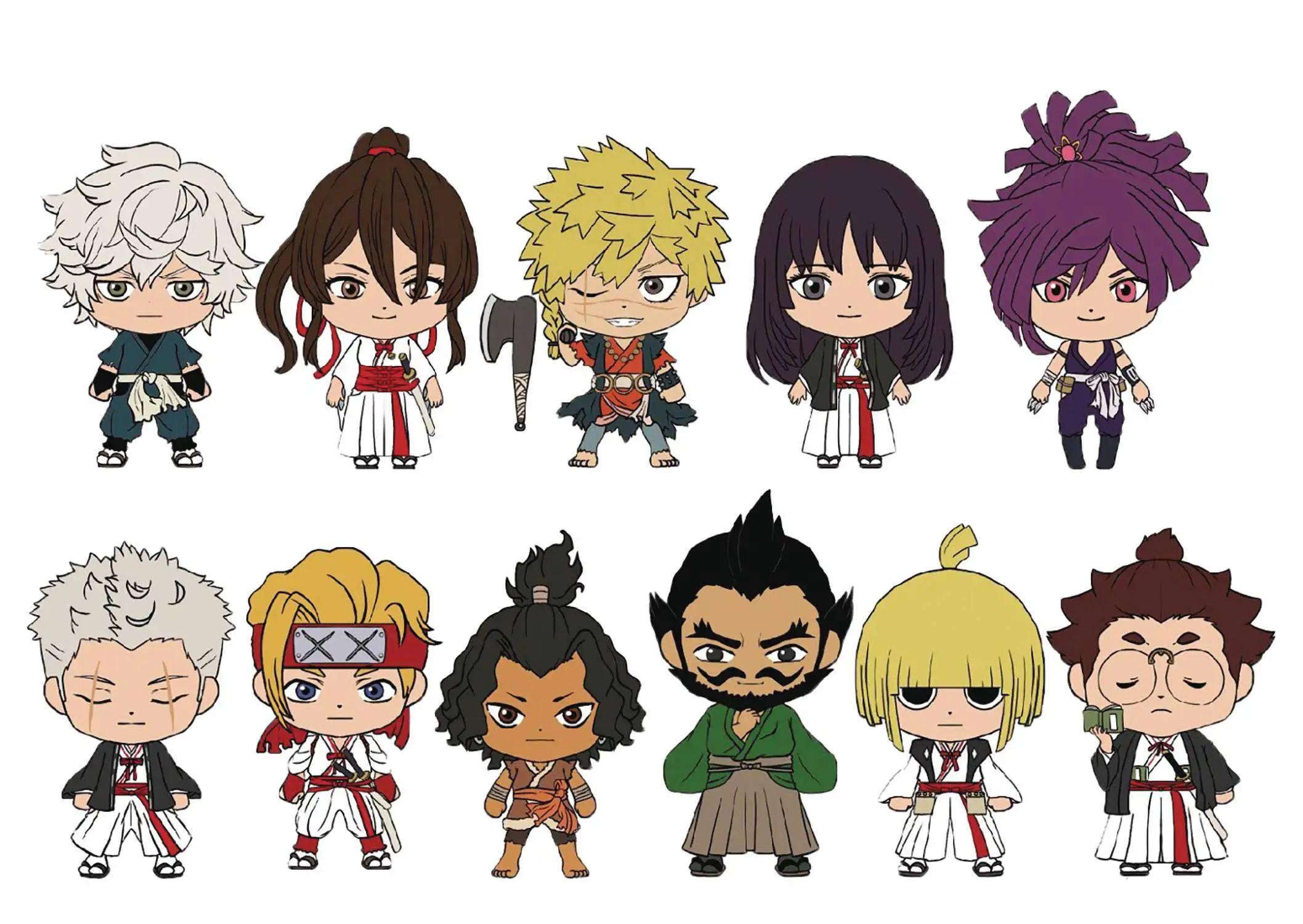 Hells Paradise 3D Figural Foam Bag Clip Hells Paradise Series 1