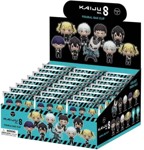 NEWS グッズ Kaiju No. 8 3D Figural Bag Clip Kaiju No. 8 Series 2 Mystery Box