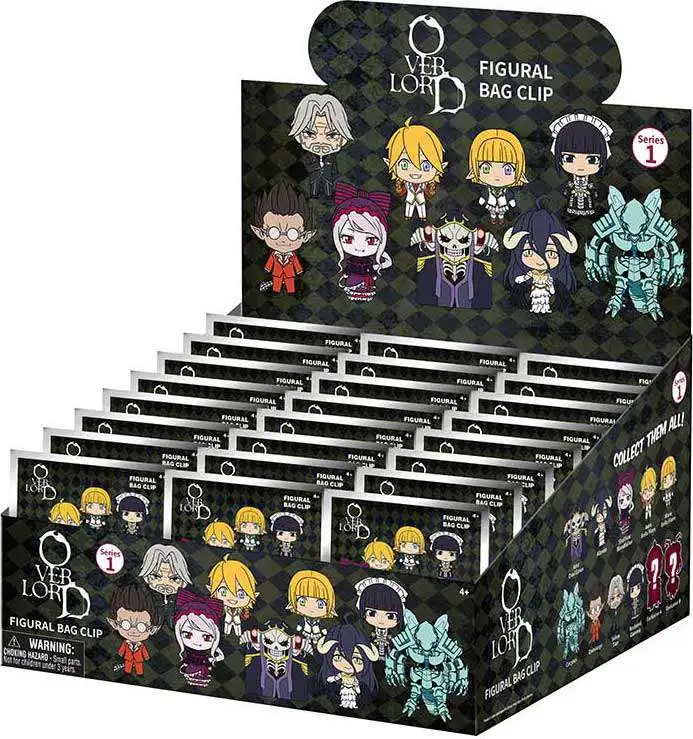 Overlord 3D Figural Bag Clip Overlord Series 1 Mystery Box 24
