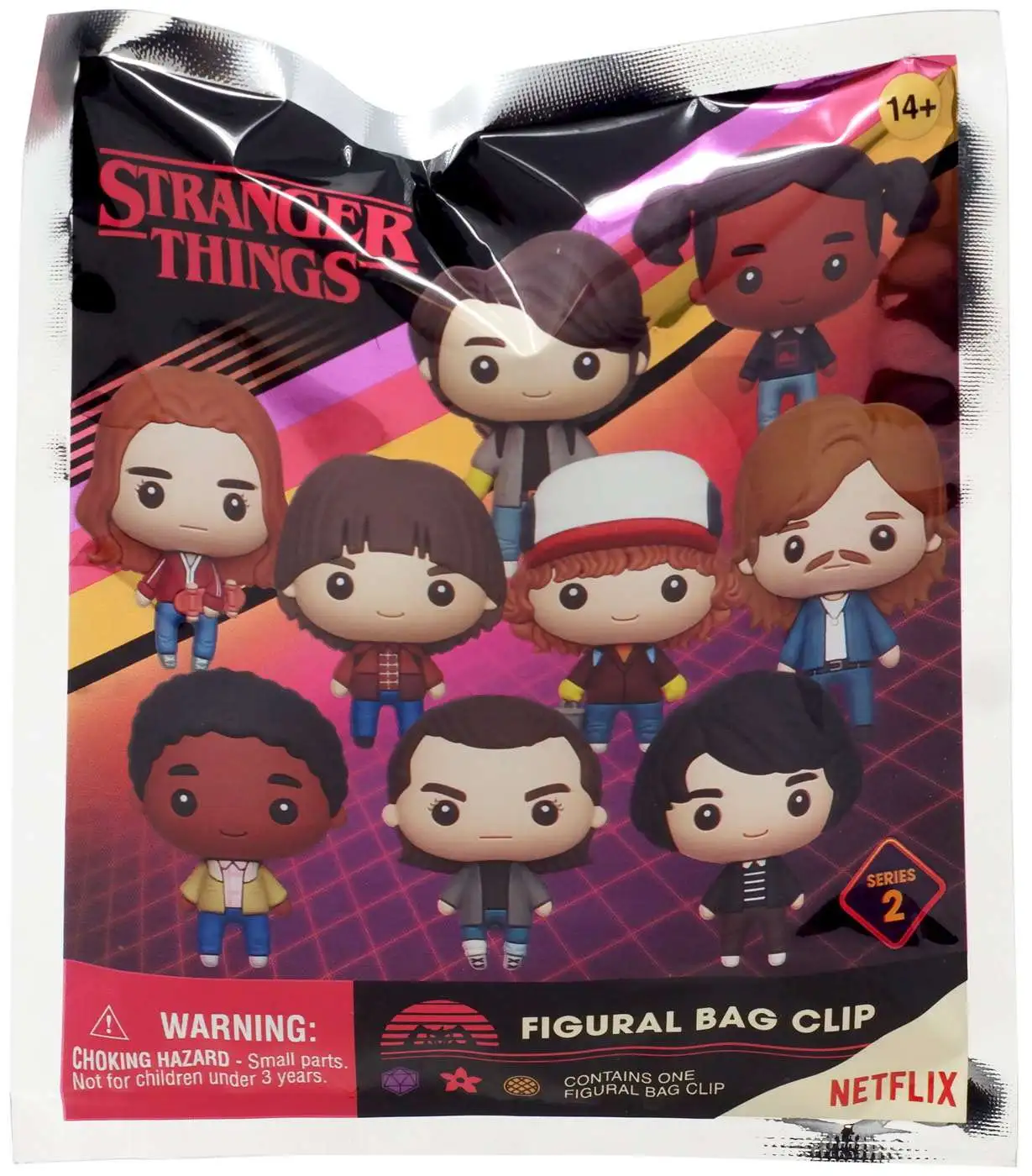 3D Figural Foam Bag Clip Series 2 Stranger Things Mystery Pack [1 RANDOM Figure]