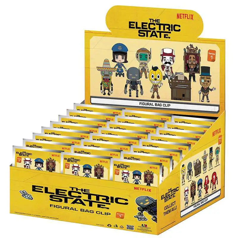 3D Figural Foam Bag Clip Electric State Series 1 Mystery Box [24 Packs]