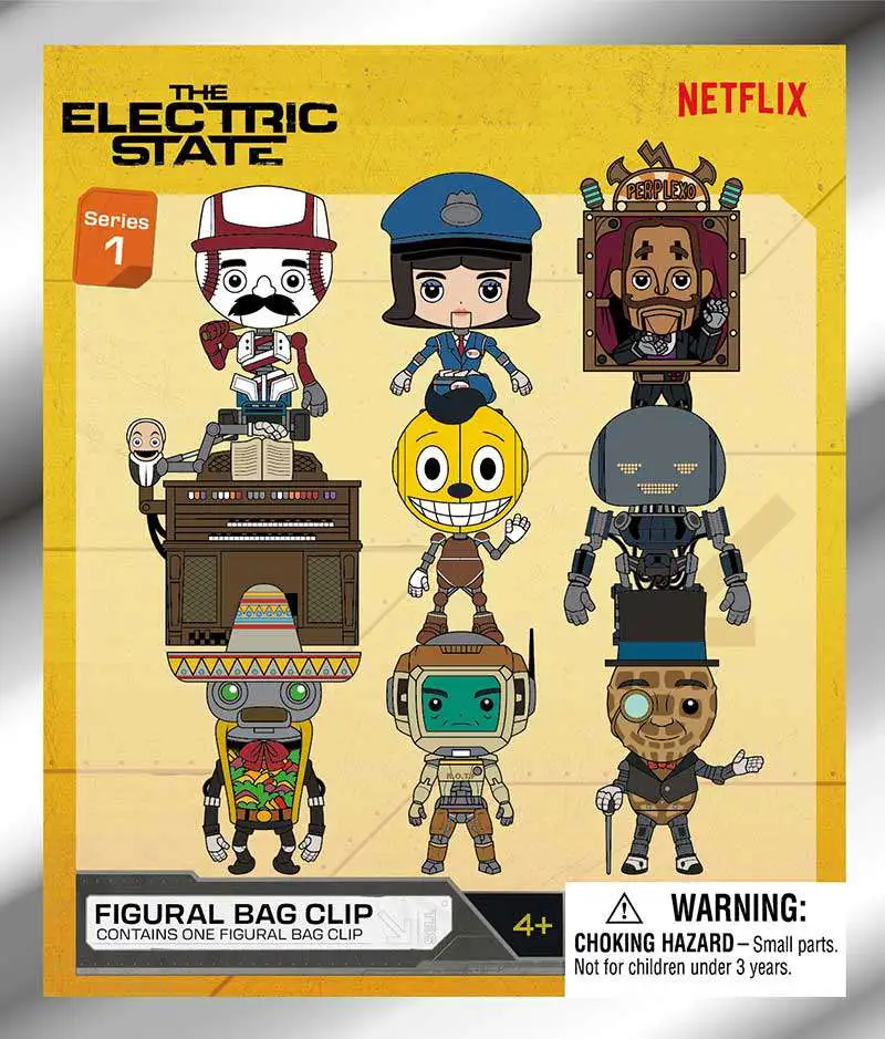 3D Figural Foam Bag Clip Electric State Series 1 Mystery Pack [1 RANDOM Figure]