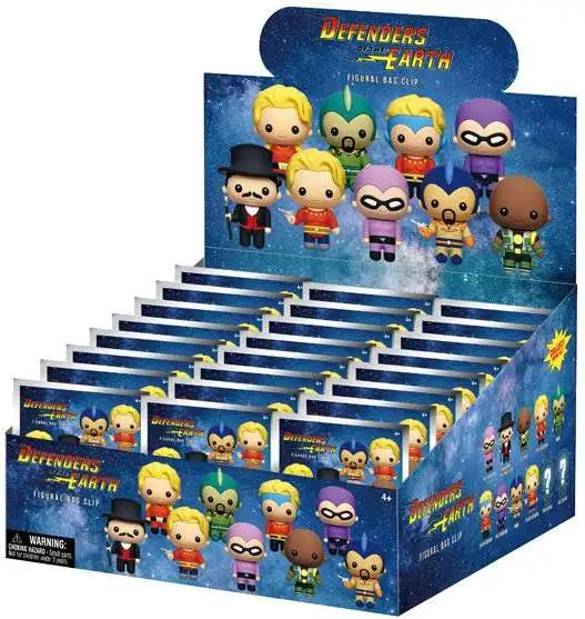 3D Figural Bag Clip Defenders of the Earth Mystery Box [24 Packs]