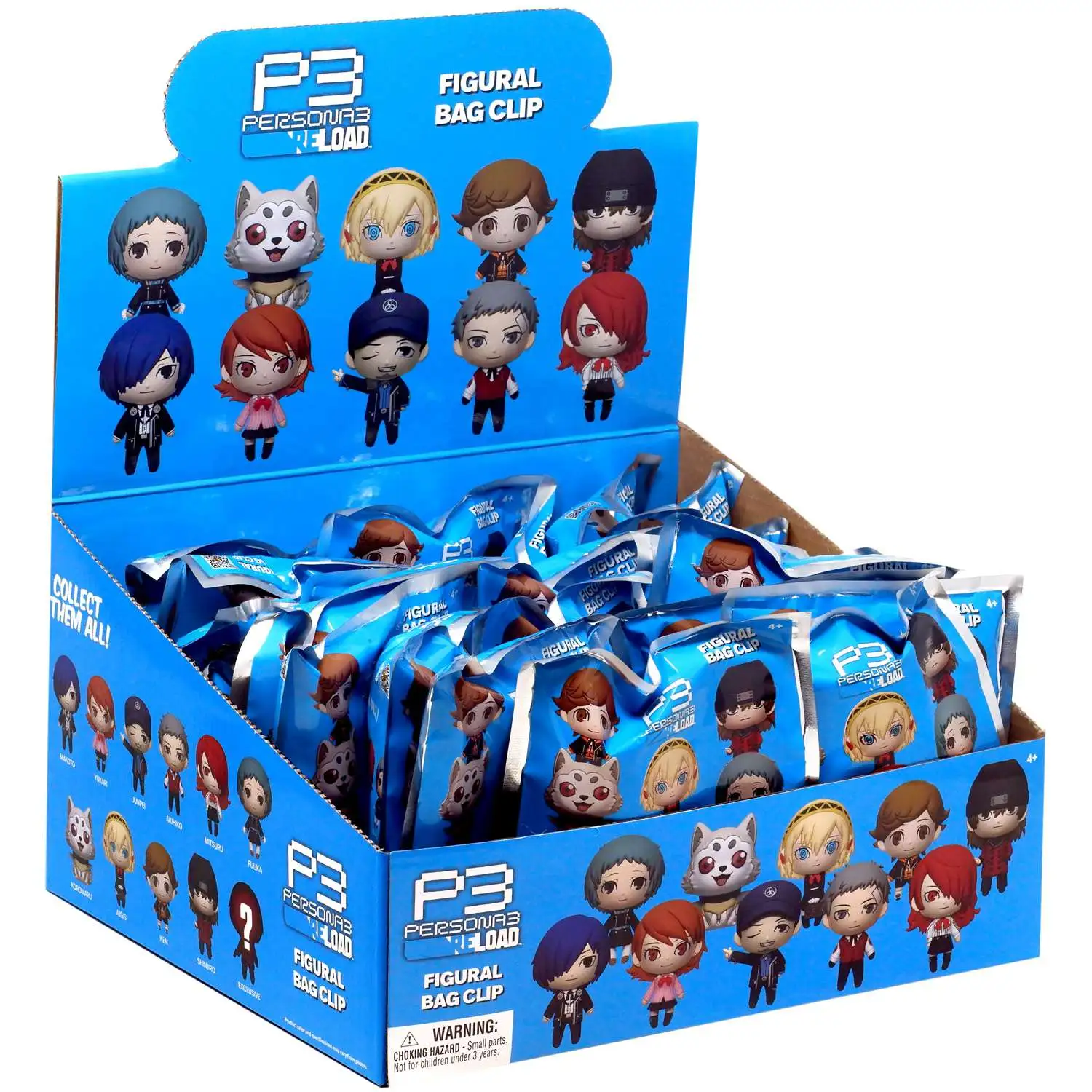 3D Figural Bag Clip Persona 3 Reload Series 1 Mystery Box [24 Packs]
