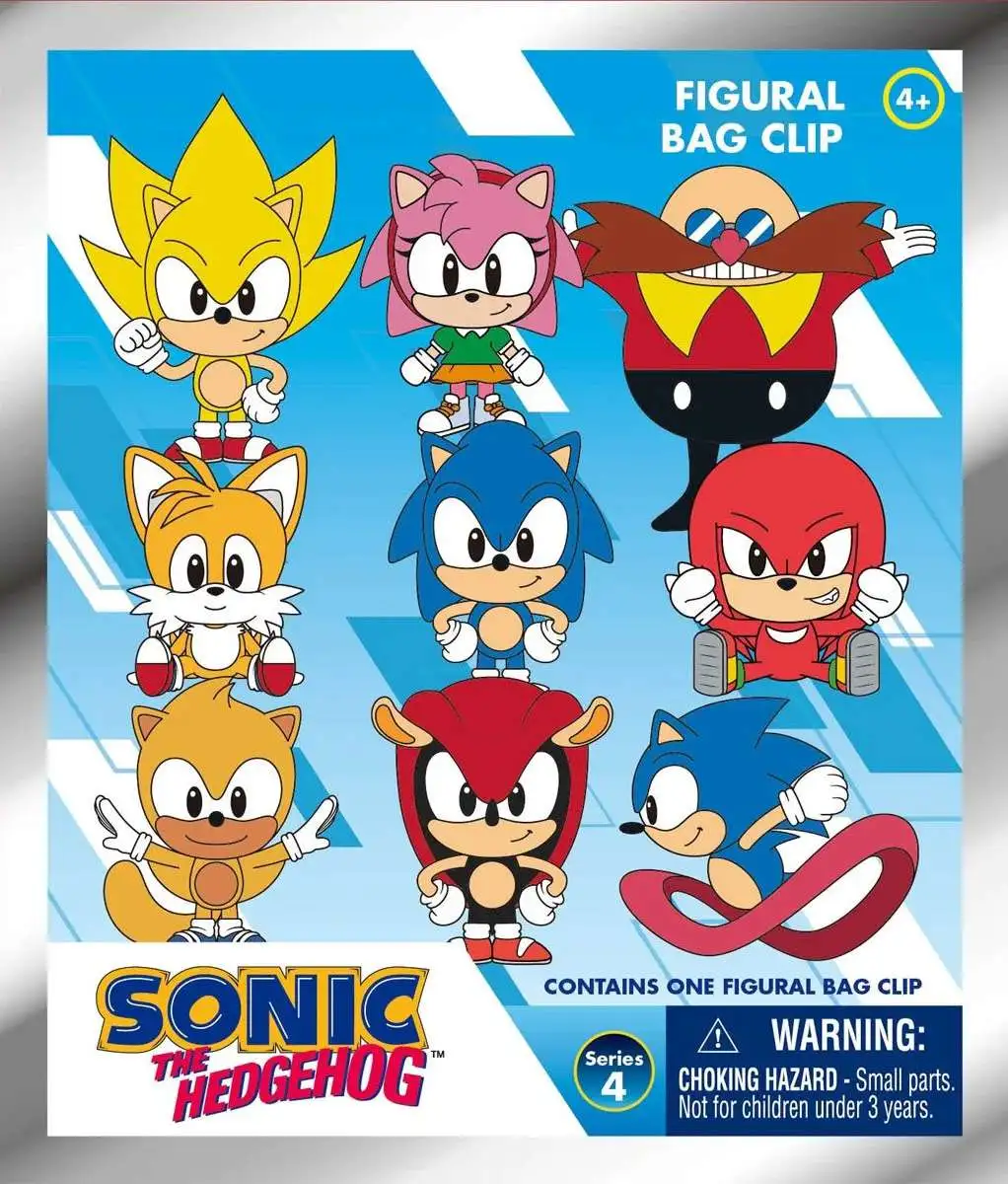 3D Figural Keyring Sonic the Hedgehog Series 4 Mystery Pack [1 RANDOM Figure]