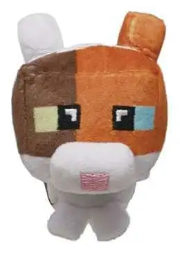 Minecraft Plush Series 1 Calico Cat Plush Bag Clip [Loose]
