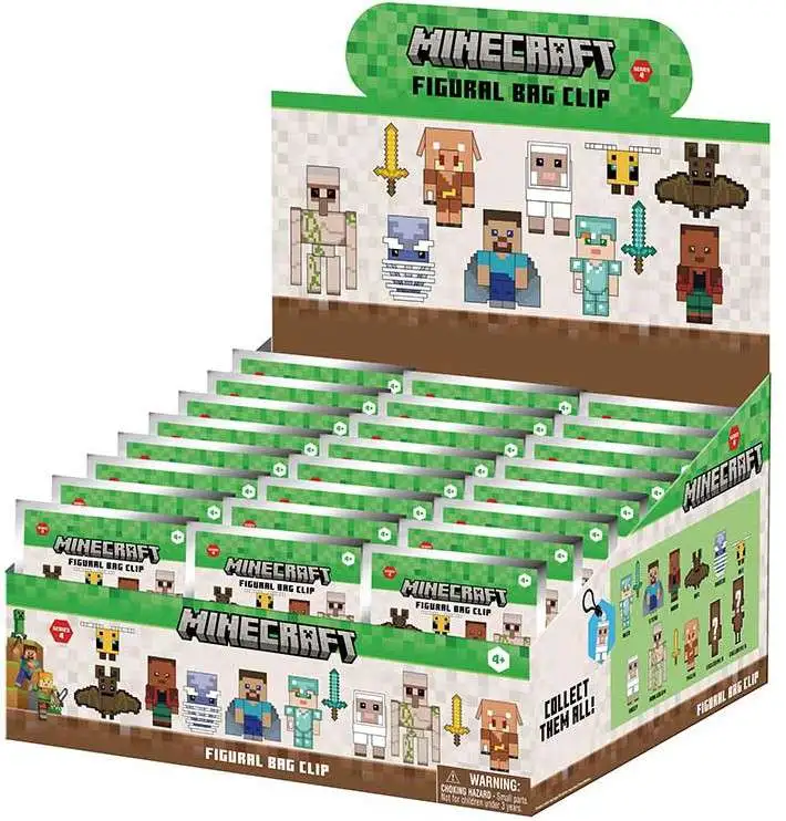 Minecraft 3D Figural Bag Clip Minecraft Series Mystery Box 24