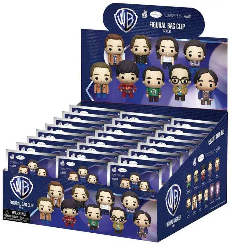 Warner 3D Figural Foam Bag Clip WB TV Series Mystery Box