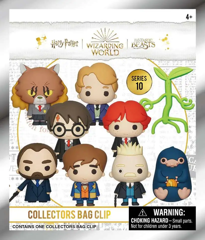 3D Figural Foam Bag Clip Harry Potter Series 10 Mystery Pack