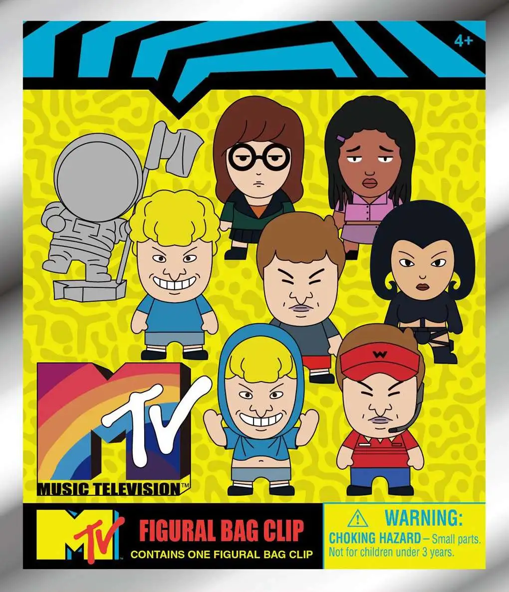 3D Figural Keyring MTV Mystery Pack [1 RANDOM Figure]