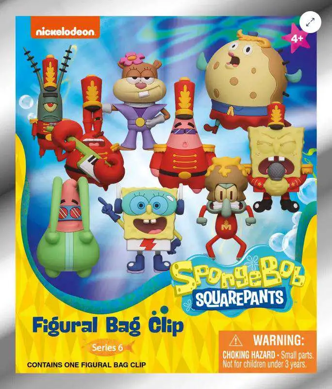 Nickelodeon 3D Figural Keyring Nickelodeon Series 6 Mystery Box 24 ...