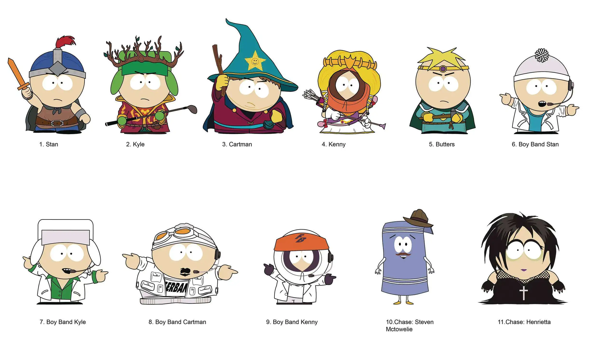 3D Figural Foam Bag Clip South Park Series 2 Mystery Pack [1 RANDOM Figure]