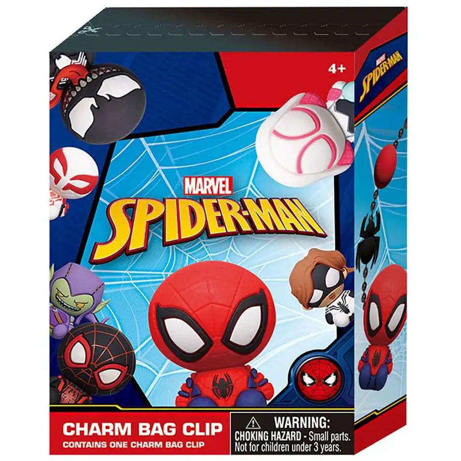 Marvel Charm Keyring Spider-Man Series 1 Mystery Pack [1 RANDOM Figure]
