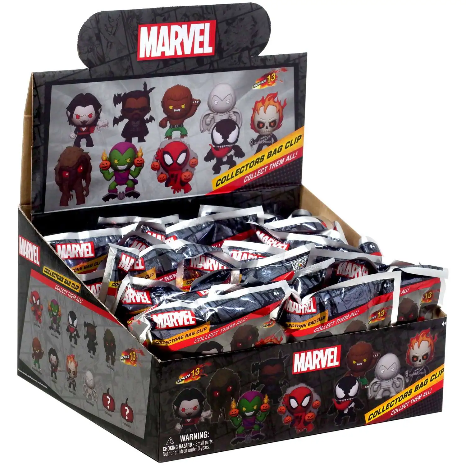 3D Figural Keyring Marvel Seasonal Series 13 Halloween Mystery Box [24 Packs]