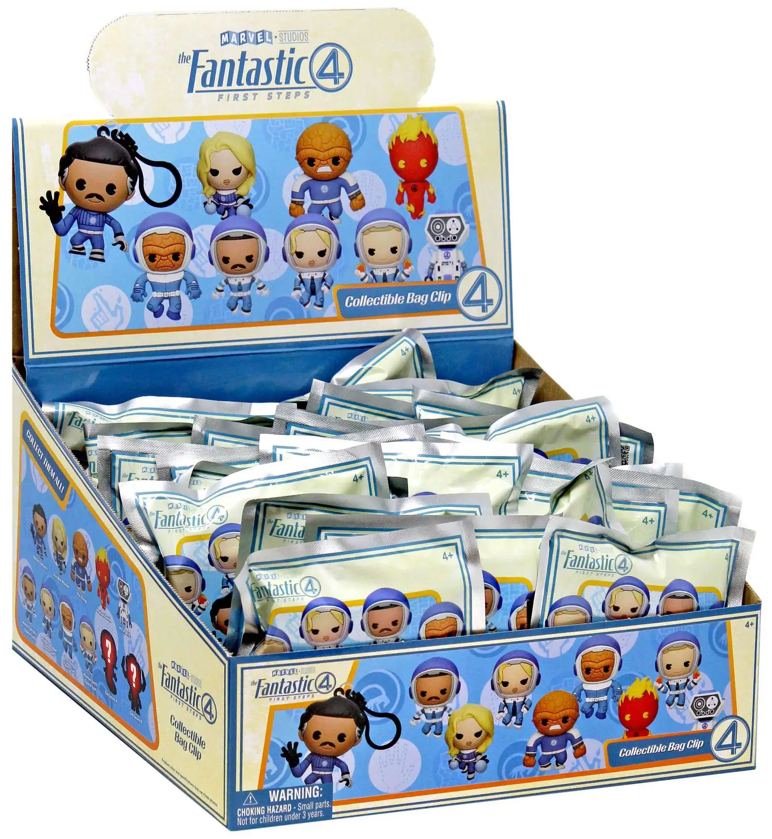 Marvel 3D Figural Foam Bag Clip Fantastic Four Series 1 Mystery