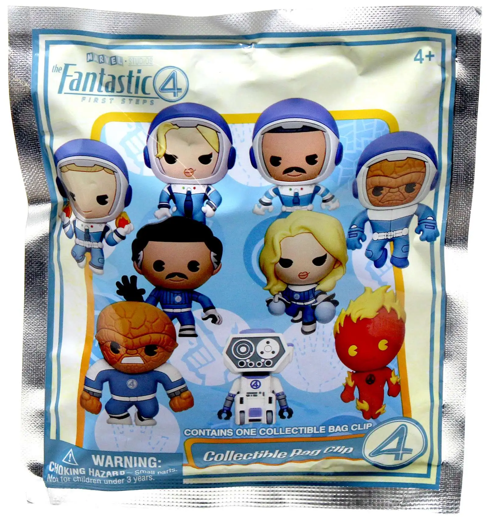 Marvel 3D Figural Foam Bag Clip Fantastic Four Series 1 Mystery