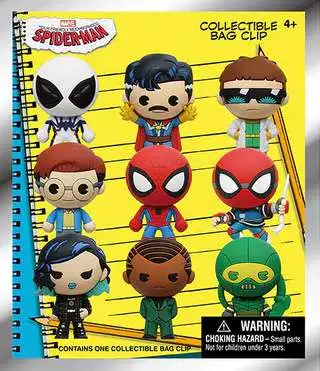 Marvel 3D Figural Foam Bag Clip Your Friendly Neighborhood Spider-Man Series 1 Mystery Pack [1 RANDOM Figure]