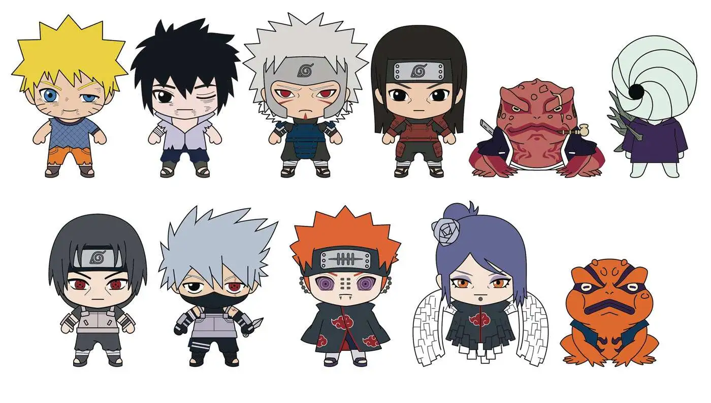 Naruto Shippuden 3D Figural Keyring Naruto Shippuden Series 2 Mystery Pack  1 RANDOM Figure Monogram - ToyWiz