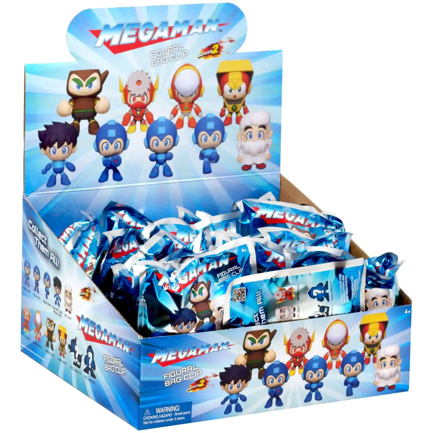 3D Figural Keyring Mega Man Series 2 Mystery Box [24 Packs]