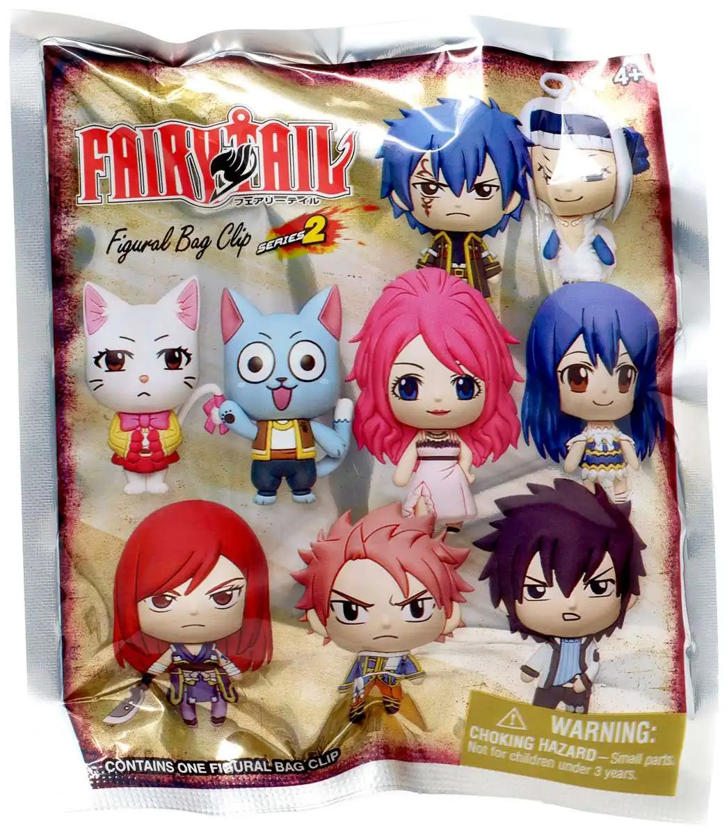 FAIRY TAIL 特装版　限定版　BOX Fairy Tail 3D Figural Bag Clip Fairy Tail Series 2 Mystery Box 24
