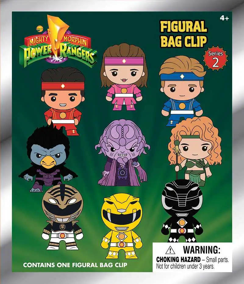 Power Rangers 3D Figural Keyring Series 2 Power Rangers Mystery Pack 1 ...