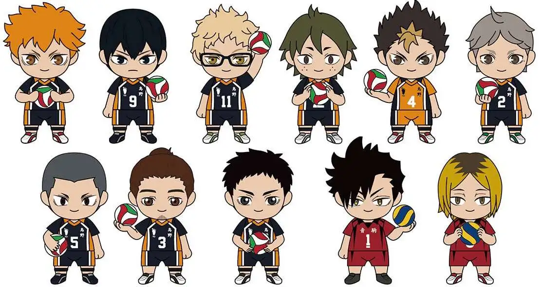 Haikyu 3D Figural Foam Bag Clip Series 2 Haikyu Mystery Pack 1 RANDOM ...