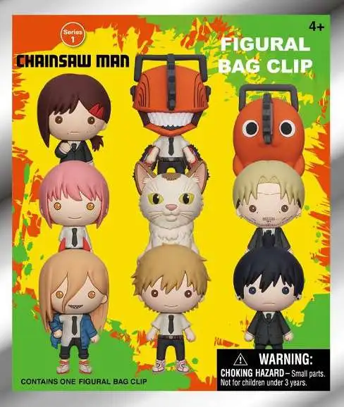 3D Figural Keyring Chainsaw Man Series 1 Mystery Pack [1 RANDOM Figure] (Pre-Order ships )