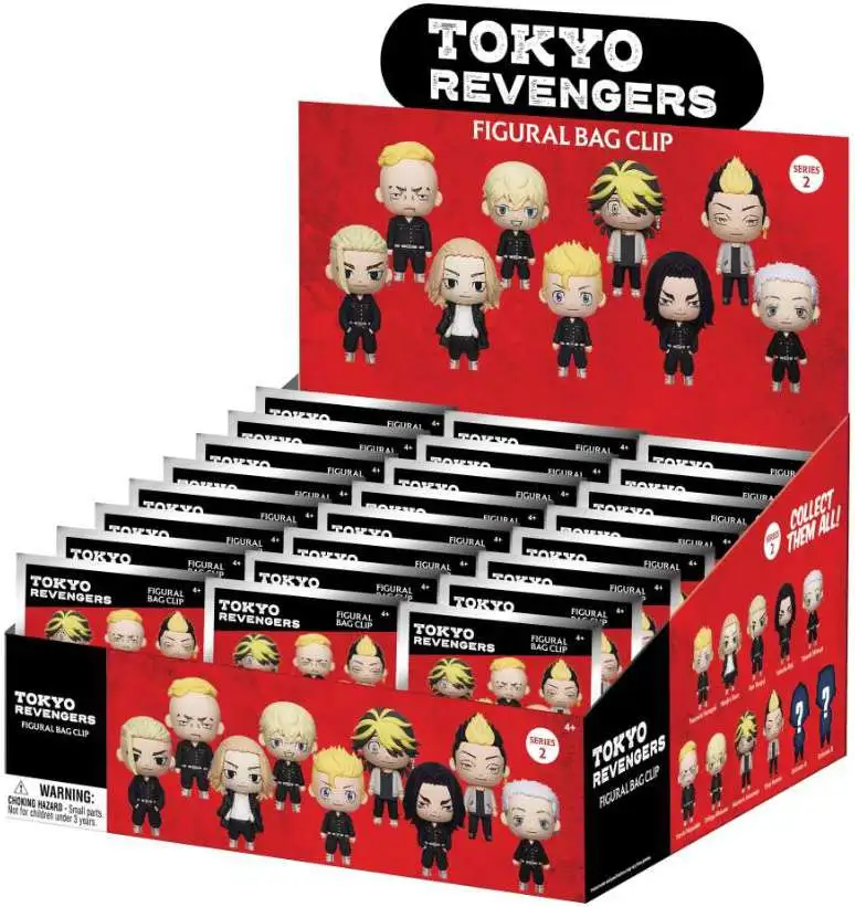 3D Figural Bag Clip Tokyo Revengers Series 2 Mystery Box [24 Packs] (Pre-Order ships July)