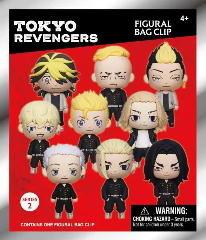 3D Figural Bag Clip Tokyo Revengers Series 2 Mystery Pack [1 RANDOM Figure]