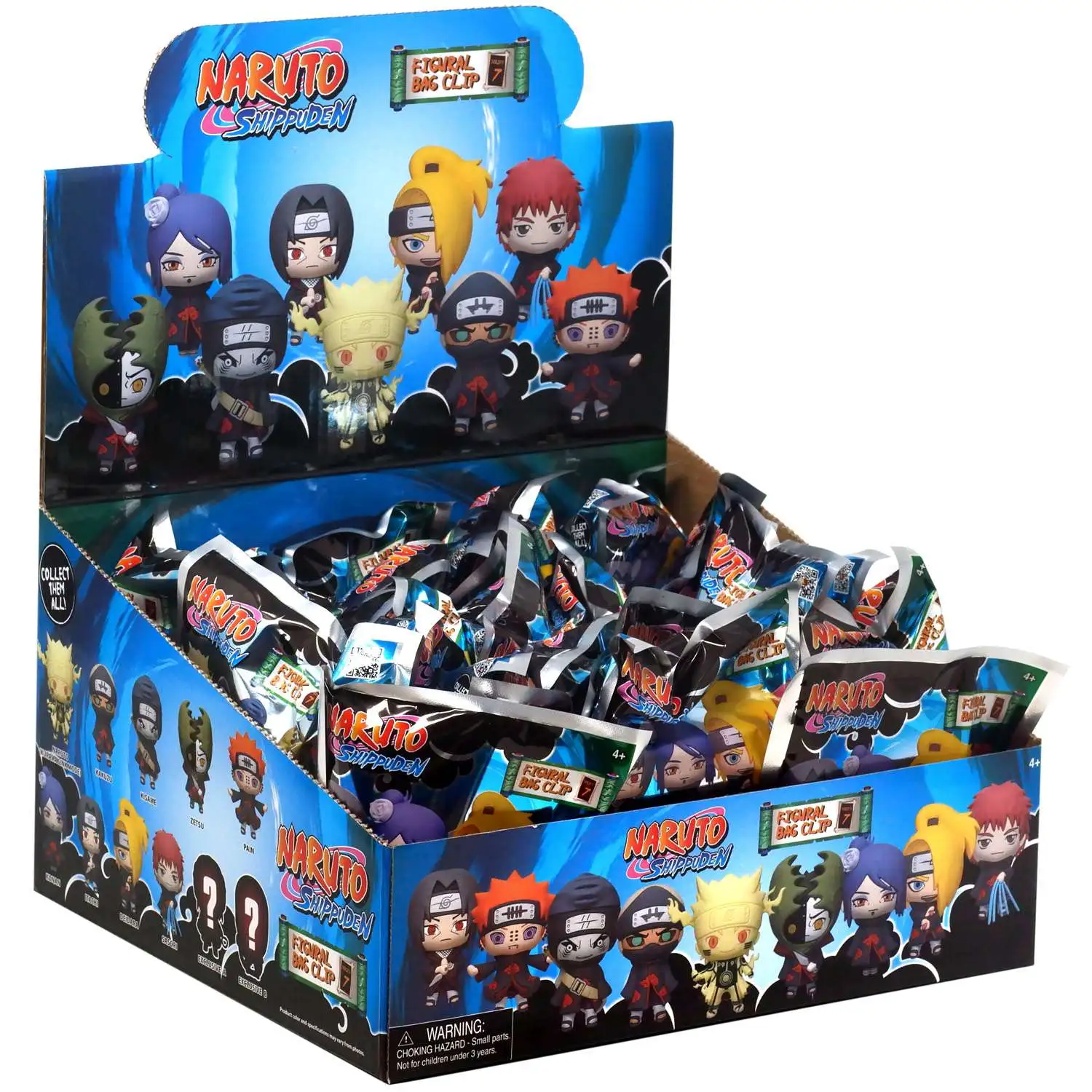 3D Figural Keyring Naruto Shippuden Series 7 Mystery Box [24 Packs]